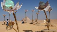 Nostalgia Mesir Kuno Lewat Pameran Seni di Piramida Giza