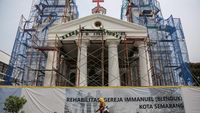 Potret Rehabilitasi Bangunan Cagar Budaya Gereja Blenduk Semarang