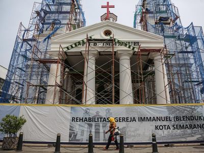 Potret Rehabilitasi Bangunan Cagar Budaya Gereja Blenduk Semarang