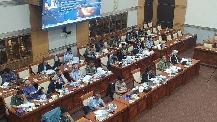 Rapat Komisi I dewan perwakilan rakyat bareng  Lemhannas (Dwi/detikcom)