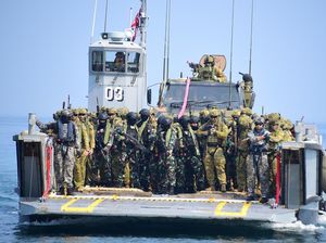 Libatkan Jet Tempur-Tank, Begini Suasana Latihan Gabungan TNI-ADF di Situbondo