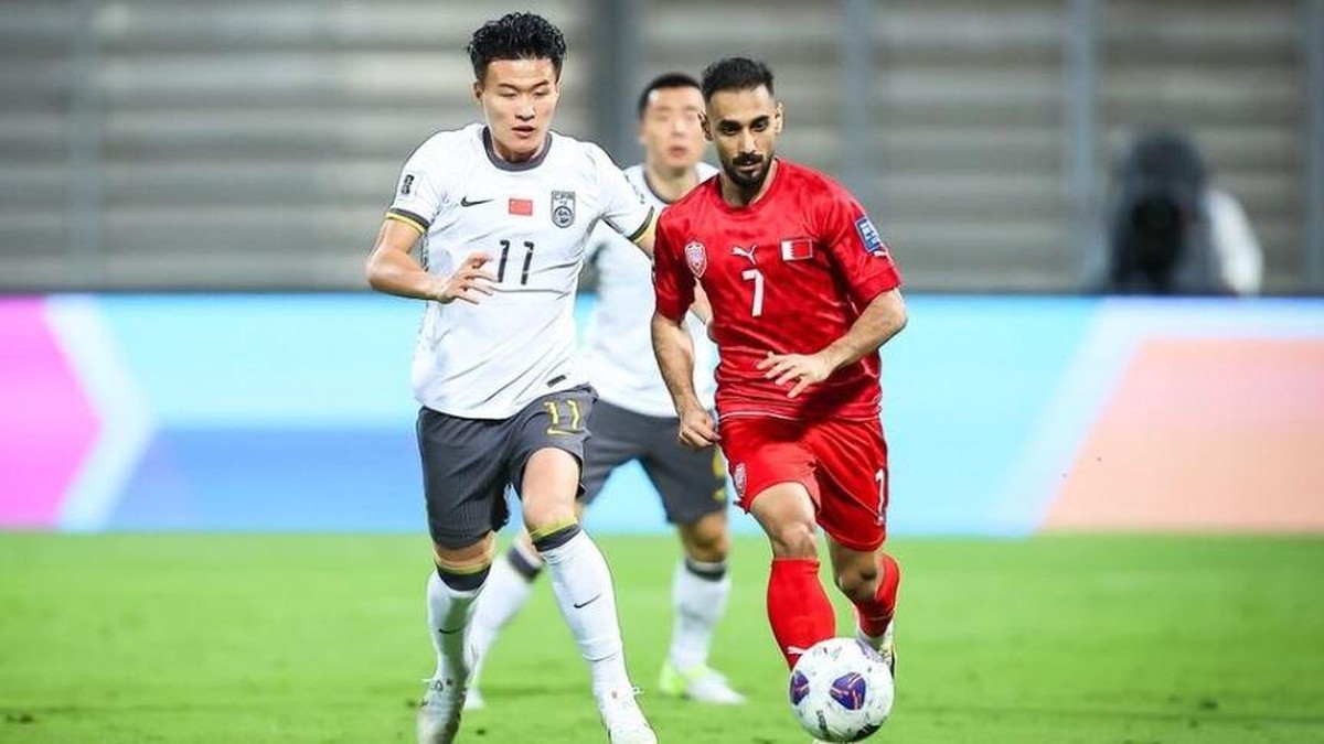 China menang 1-0 atas Bahrain. Foto: Dok. AFC