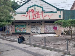 Bangunan Bekas Bank di Kayutangan Kota Malang Bakal Diubah Jadi Parkir