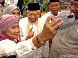 Kiai Maruf Amin Turun Gunung Sosialisasikan Luluk-Lukman di Pilgub Jatim