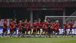 Melihat Latihan Timnas Jepang Jelang Lawan Indonesia