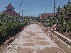 Program Pavingisasi di Pesanggaran Banyuwangi Terus Digalakkan