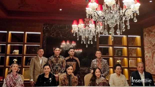 Raffi Ahmad saat membuka resto Le Nusa di Jakarta Indonesia