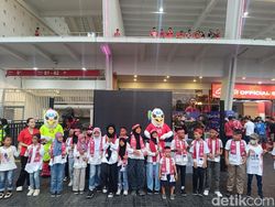 Ketika Anak-anak Ikut Ramaikan Laga Timnas Indonesia Vs Jepang