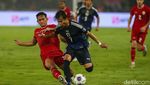 Babak I Tuntas, Indonesia Tertinggal 0-2 dari Jepang