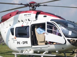 Kala De Gadjah Kampanye Pakai Helikopter Pemberian Prabowo