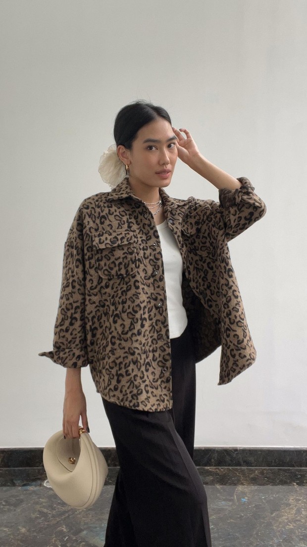 gaya outfit leopard print