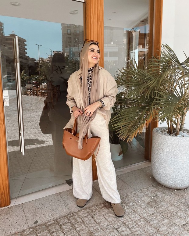 gaya outfit leopard print