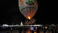 Kemeriahan Festival Balon Udara di Myanmar