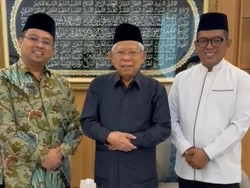 Arahan Maruf Amin ke Andra Soni: Terima Masukan-Kerja Sama dengan Kiai