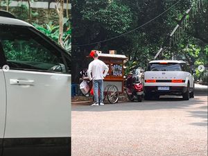 Momen Maarten Paes Beli Bubur Ayam di Pinggir Jalan Pakai Hyundai Santa Fe Momen Maarten Paes Beli Bubur Ayam di Pinggir Jalan Pakai Hyundai Santa Fe