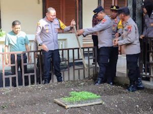 Manfaatkan Lahan Kosong Mako, Polres Bondowoso Tanam Komoditas Pangan