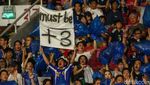 Momen Hebohnya Sorak Sorai Suporter Jepang di GBK