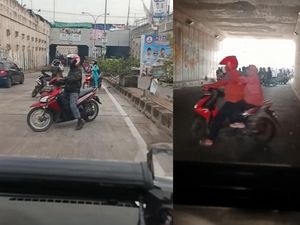 Pemotor Kompak Lawan Arah di Underpass Tambun, Ini Ancaman Hukumannya Pemotor Kompak Lawan Arah di Underpass Tambun, Ini Ancaman Hukumannya