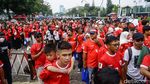 Pendukung Timnas Mulai Padati GBK