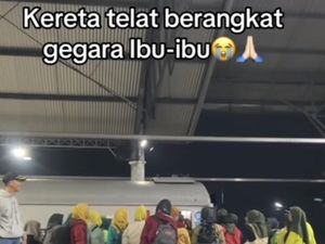 Viral KA Terlambat gegara Rombongan Ibu-ibu di Stasiun Lempuyangan Viral KA Terlambat gegara Rombongan Ibu-ibu di Stasiun Lempuyangan