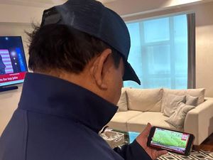 Dari Peru, Prabowo Nonton Live Streaming Timnas Indonesia Vs Jepang