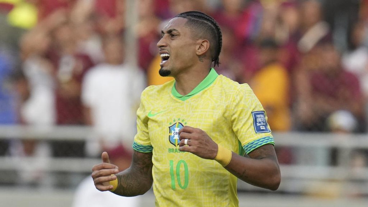 Brasil ditahan imbang Venezuela 1-1 di Kualifikasi Piala Dunia 2026 (Foto: AP/Ariana Cubillos)
