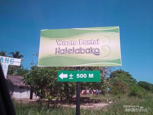 Pantai Hatetabako yang Bukan di Jepang, Ini di Halmahera