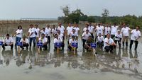 Penanaman 10 Ribu Mangrove oleh Telkom di Pantai Terancam Abrasi