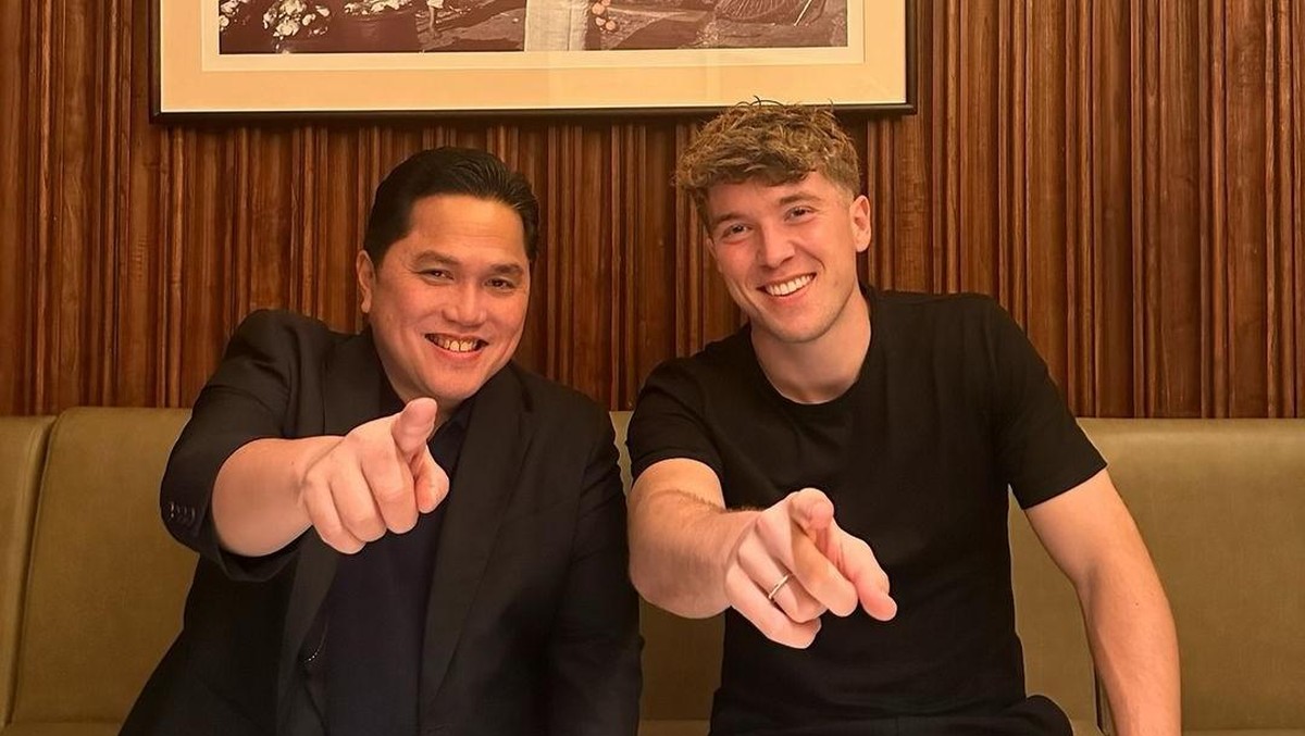 Momen Erick Thohir bersama Ole Romeny. (Foto: erickthohir/Instagram)