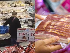 Modus Bayar Sendiri di Kasir, Wanita Ini Berhasil Curi Daging Babi Rp 2,1 Juta Modus Bayar Sendiri di Kasir, Wanita Ini Berhasil Curi Daging Babi Rp 2,1 Juta