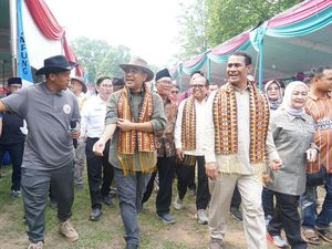 Kunker ke Lampung, Ketua MPR & Mentan Bahas Swasembada Daging & Pangan