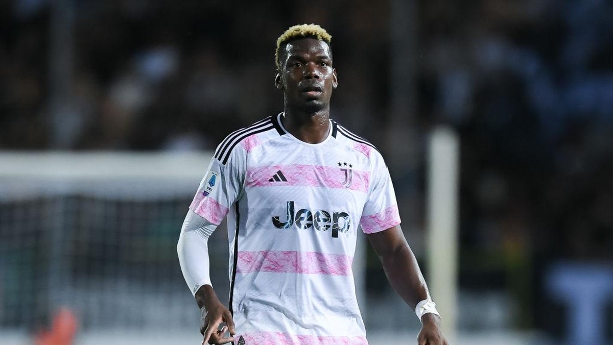 Paul Pogba saat terakhir kali memperkuat Juventus melawan Empoli pada 3 September 2023. Foto: NurPhoto via Getty Images/NurPhoto