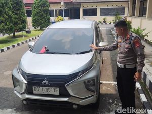 Penampakan Mobil yang Digunakan Mahasiswa Pelaku Tabrak Lari di Sleman
