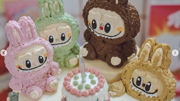 Penggemar Labubu Merapat! 10 Cake Labubu Ini Super Gemas