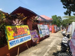 Rumah Duka Chika di Palopo Dipenuhi Karangan Bunga Ucapan Belasungkawa