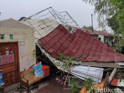 Puluhan Rumah di Perumahan Relokasi Mojo Solo Rusak Diterjang Puting Beliung