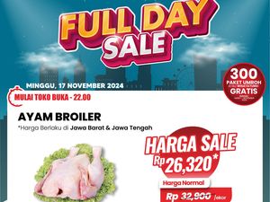 Ayam Broiler Banting Harga di Transmart Full Day Sale, Jadi Semurah Ini! Ayam Broiler Banting Harga di Transmart Full Day Sale, Jadi Semurah Ini!