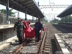 Pria Misterius Tewas Tersambar KA Lodaya di Srowot Klaten