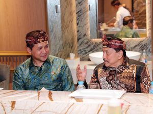 Minta Masukan, Mentrans Iftitah Silaturahmi ke AM Hendropriyono