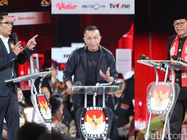 Momen Ketiga Calon Gubernur Jakarta Saling Adu Gagasan