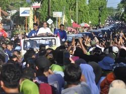 Warga Blora Senang Bisa Bertemu Langsung dengan Jokowi & Luthfi-Yasin