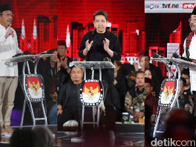 Potret Ketiga Calon Wakil Gubernur Jakarta Saling Adu Gagasan