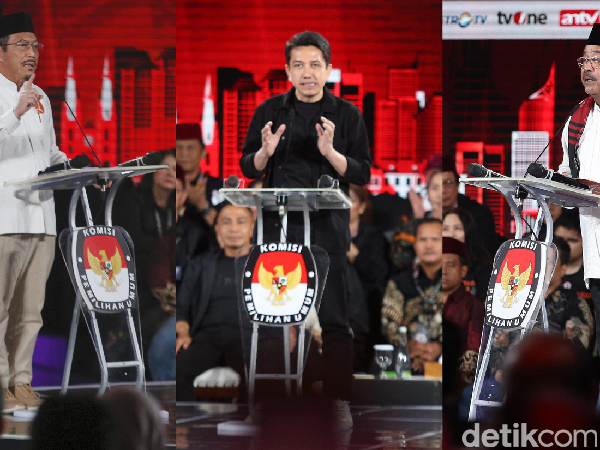 Potret Ketiga Calon Wakil Gubernur Jakarta Saling Adu Gagasan