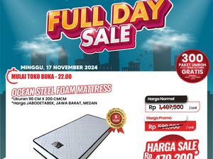 Ada Diskon Besar di Transmart Full Day Sale! Beli Kasur Hemat Rp 1 Jutaan Ada Diskon Besar di Transmart Full Day Sale! Beli Kasur Hemat Rp 1 Jutaan