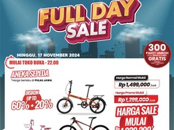 Aneka Sepeda di Transmart Full Day Sale Dapat Diskon Gede, Harganya Jadi Segini
