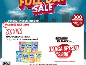 Murah Meriah! Beli Detergen di Transmart Full Day Sale Mulai Rp 8 Ribuan