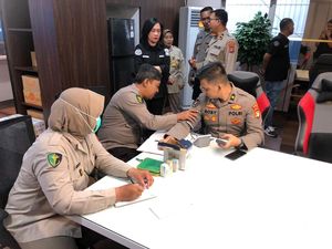 Pastikan Kondisi Prima, Personel Pengamanan Pilkada Jakarta Dicek Kesehatan Pastikan Kondisi Prima, Personel Pengamanan Pilkada Jakarta Dicek Kesehatan