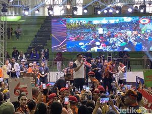 Hadiri Pesta Rakyat Pemuda Pancasila di Jaktim, RK Yakin Menang 1 Putaran