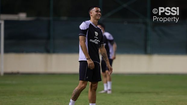 Pemain Timnas Indonesia Eliano Reijnders.
