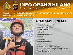 Tolong Dab! Syah Samudra Mahasiswa Jogja Hilang Sejak 14 November